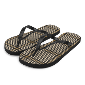 S Herringbone Glen Plaid Pattern Flip-Flops by Design Express