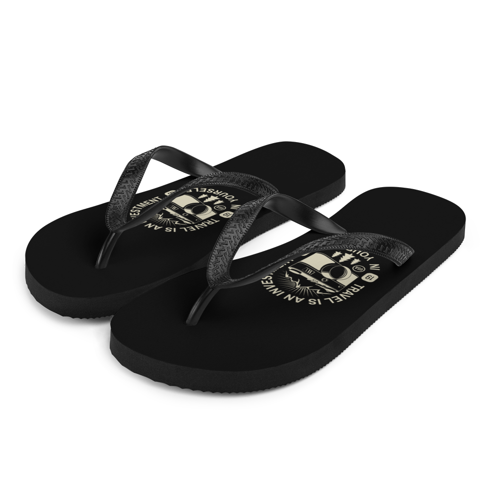 S Travel Is An Investment In Yourself Flip-Flops by Design Express