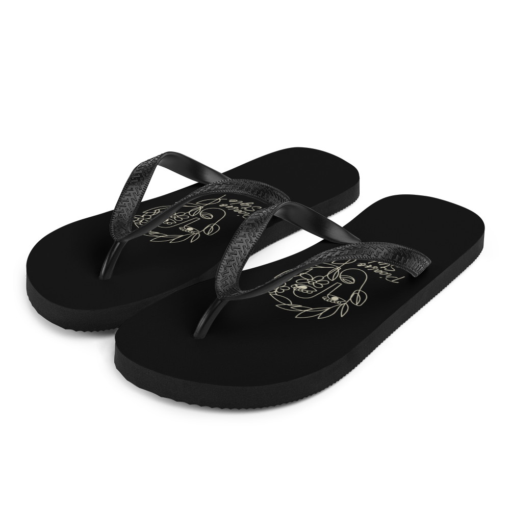 S Picasso Line Style Flip-Flops by Design Express