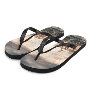 S London Fullprint Flip-Flops by Design Express