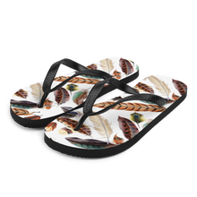 S Feathers Pattern Flip-Flops by Design Express