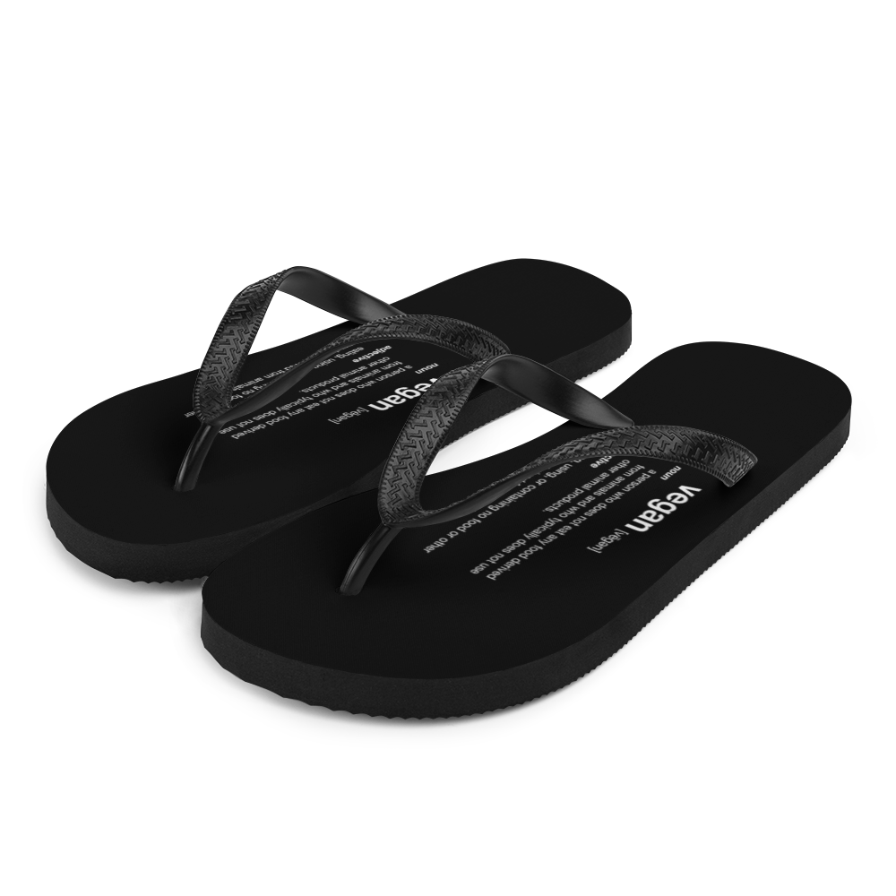 S Vegan Dictionary Flip-Flops by Design Express