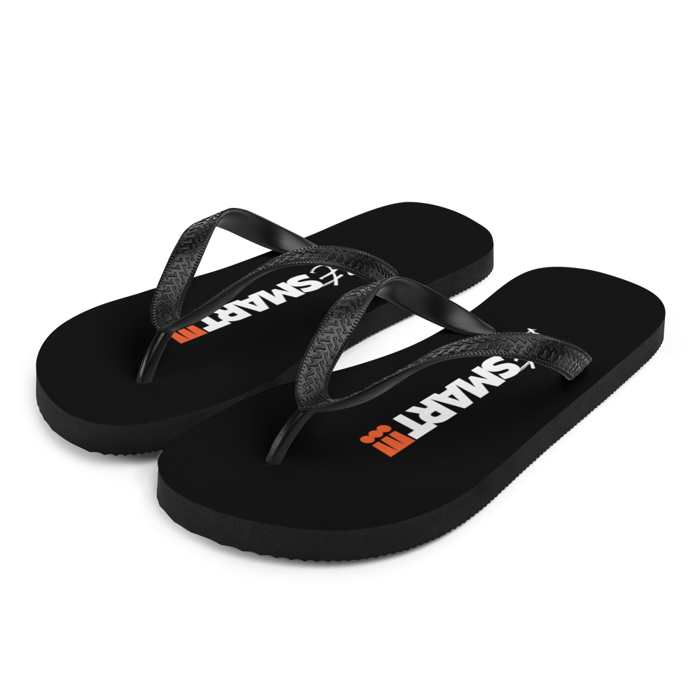 S Be Smart (Motivation) Flip-Flops by Design Express