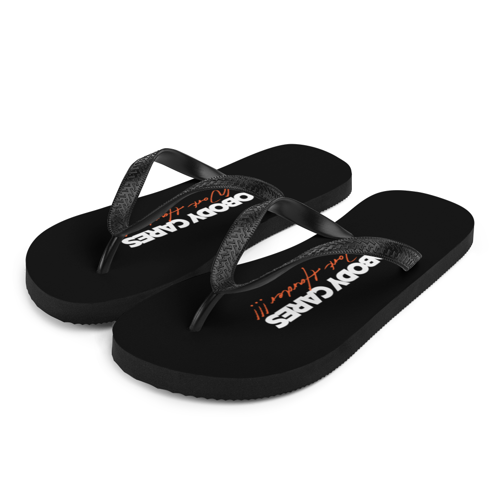 S Nobody Cares, Work Harder (Motivation) Flip-Flops by Design Express