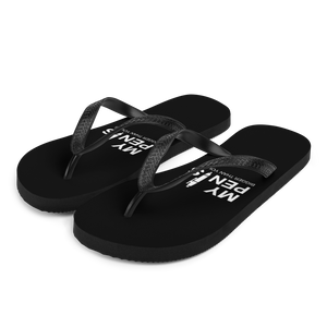 S My pen is bigger than yours (Funny) Flip-Flops by Design Express