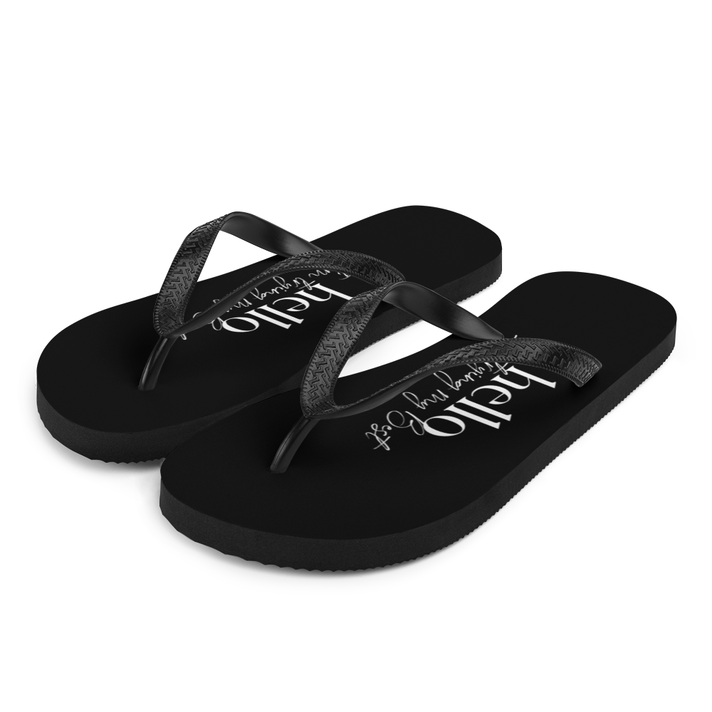 S Hello, I'm trying the best (motivation) Flip-Flops by Design Express