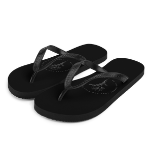 S Be the change that you wish to see in the world Black Flip-Flops by Design Express