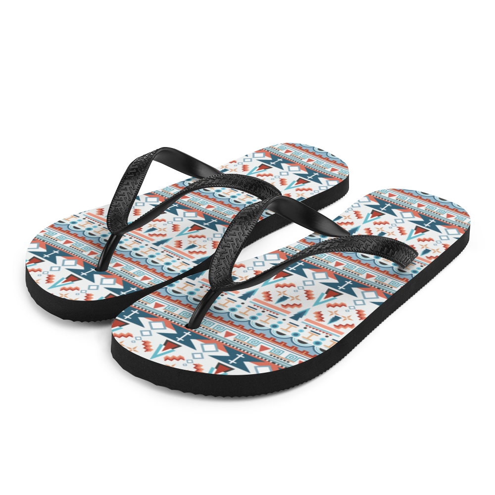 S Traditional Pattern 03 Flip-Flops by Design Express