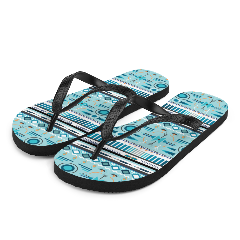 S Traditional Pattern 05 Flip-Flops by Design Express