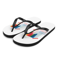 S Rainbow Flip-Flops White by Design Express