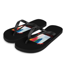 S Rainbow Flip-Flops Black by Design Express