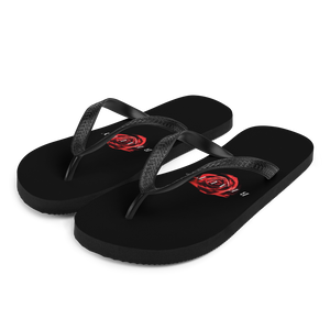 S Beauty Red Rose Flip-Flops by Design Express