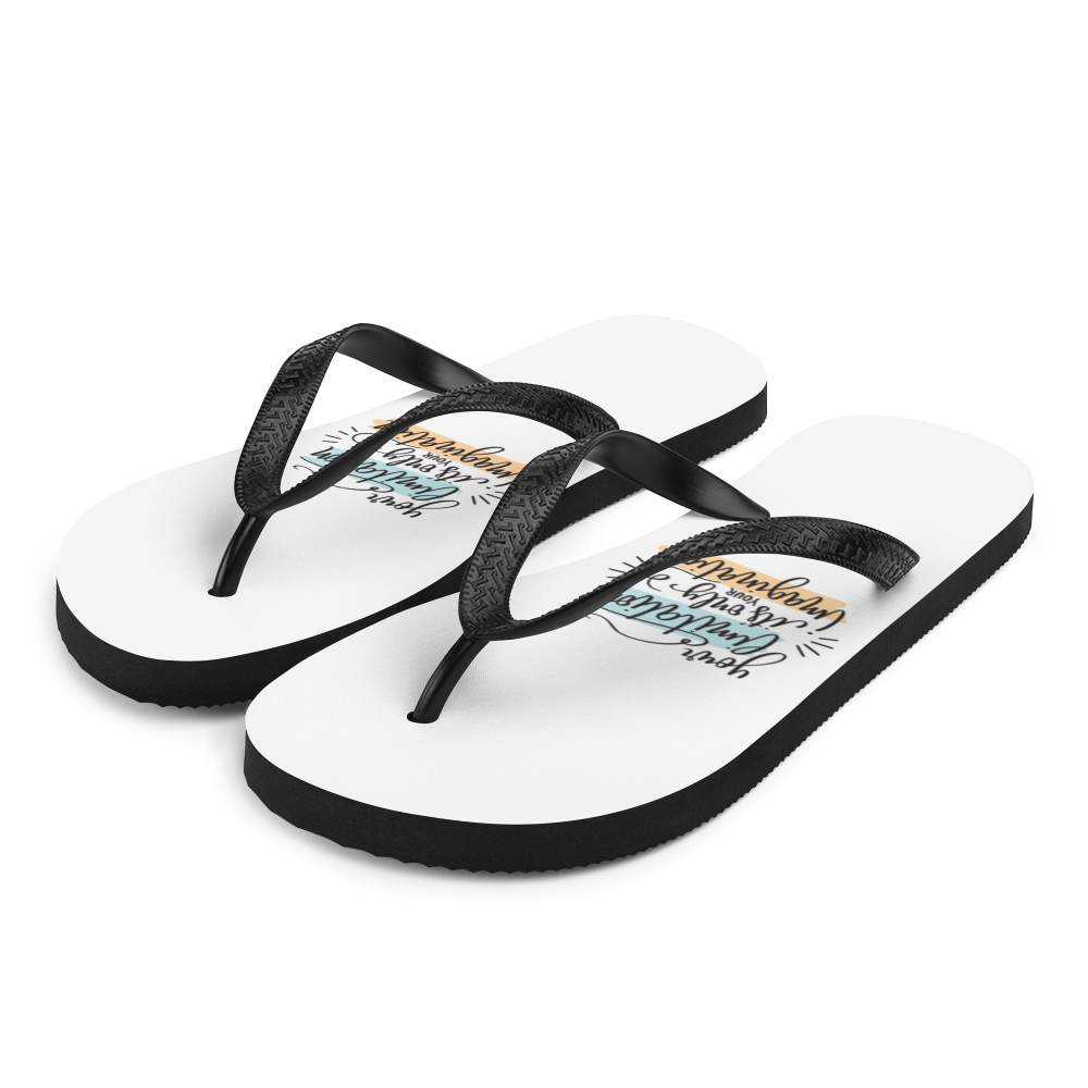 S Your limitation it's only your imagination Flip-Flops by Design Express