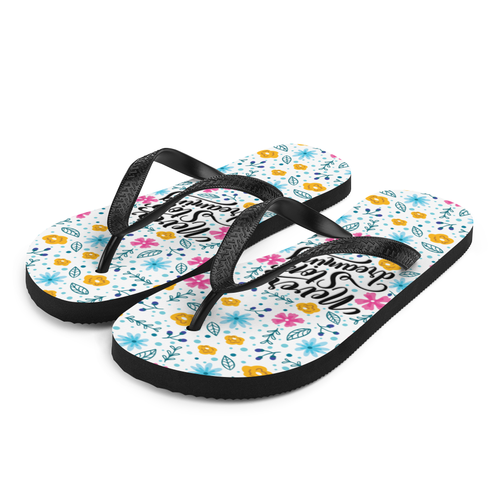 S Never Stop Dreaming Flip-Flops by Design Express