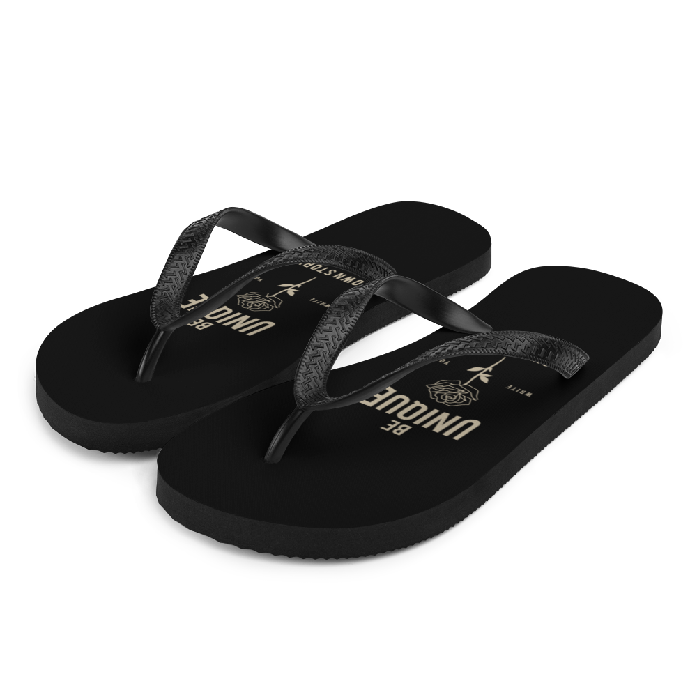 S Be Unique, Write Your Own Story Flip-Flops by Design Express