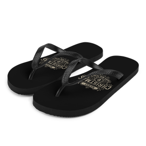 S Merry Christmas & Happy New Year Flip-Flops by Design Express