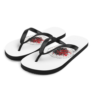 S Nothing is more abstarct than reality Circle Flip-Flops by Design Express