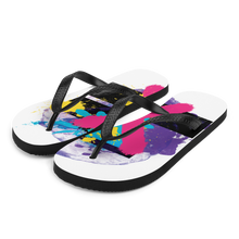 S Abstract Series 01 Flip Flops White by Design Express