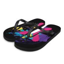 S Abstract Series 01 Flip Flops Black by Design Express