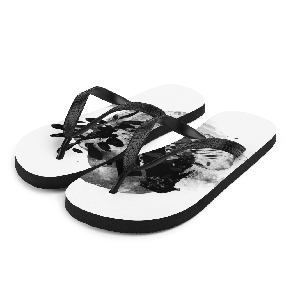 S Breathe Illustration Series Flip Flops by Design Express