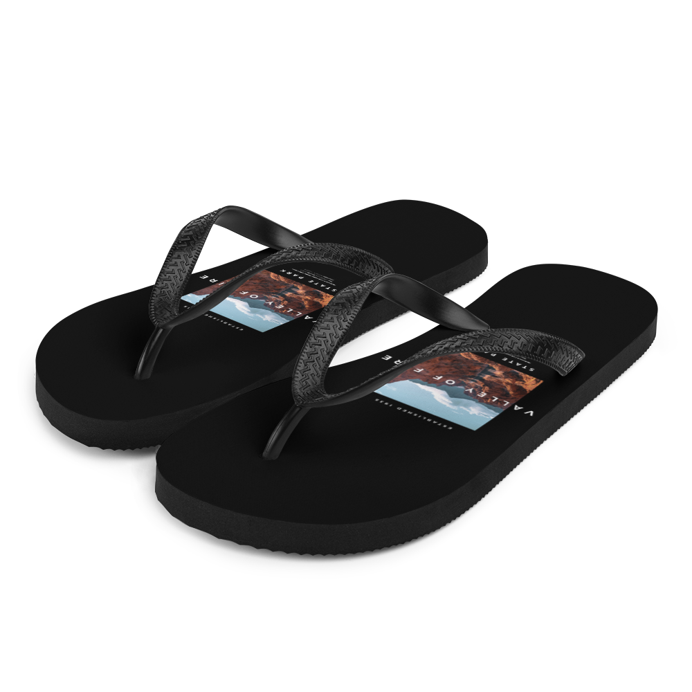 S Valley of Fire Flip Flops by Design Express