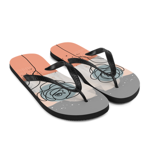 Soft Flower Line Flip-Flops by Design Express