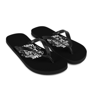 Time Spent With Dogs is Never Wasted (Dog Lover) Funny Flip-Flops by Design Express