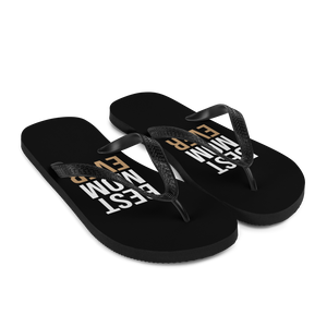 Best Mom Ever (Funny Mother Day) Flip-Flops by Design Express