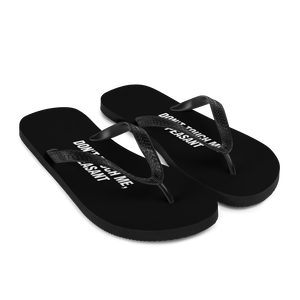 Don't Touch Me, Peasant Funny Flip-Flops by Design Express