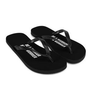 Be a Warrior, Not a Worrier Funny Flip-Flops by Design Express