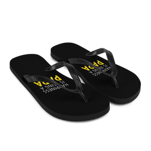 Happiness is Being a Papa (Funny) Flip-Flops by Design Express