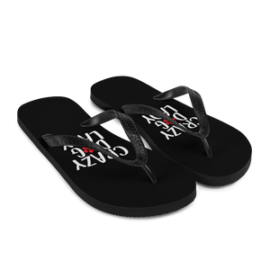 Crazy Dog Lady (Dog lover) Funny Flip-Flops by Design Express