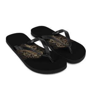 Gold Koi Fish Flip-Flops by Design Express