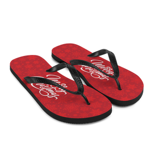 Merry Christmas Flip-Flops by Design Express