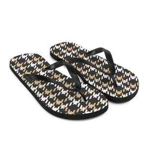 Houndstooth Large Pattern Flip-Flops by Design Express