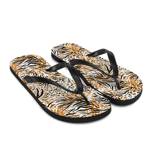 Tiger Seamless Pattern Flip-Flops by Design Express