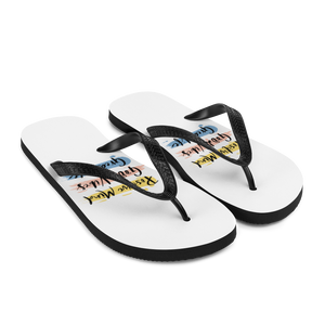 Positive Mind, Good Vibes, Great Life Flip-Flops by Design Express