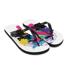 Abstract Series 01 Flip Flops White by Design Express