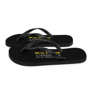 Not Talk To Me (Funny) Flip-Flops by Design Express