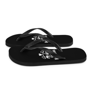 My Dog is My Valentine (Dog lover) Funny Flip-Flops by Design Express