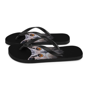 Owl Art Flip-Flops by Design Express