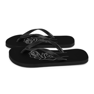 Rose in Hand Flip-Flops by Design Express