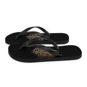 Gold Koi Fish Flip-Flops by Design Express