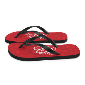 Merry Christmas Flip-Flops by Design Express