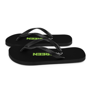 Go Green (Motivation) Flip-Flops by Design Express