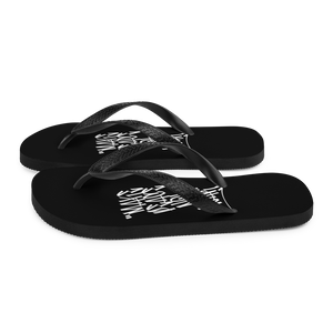 Make Peace Not War Vertical Graffiti (motivation) Flip-Flops by Design Express