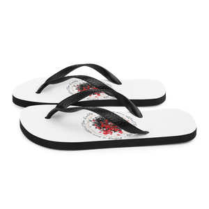 Nothing is more abstarct than reality Circle Flip-Flops by Design Express