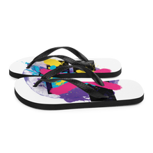 Abstract Series 01 Flip Flops White by Design Express