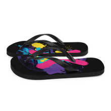 Abstract Series 01 Flip Flops Black by Design Express
