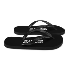 Be a Warrior, Not a Worrier Funny Flip-Flops by Design Express